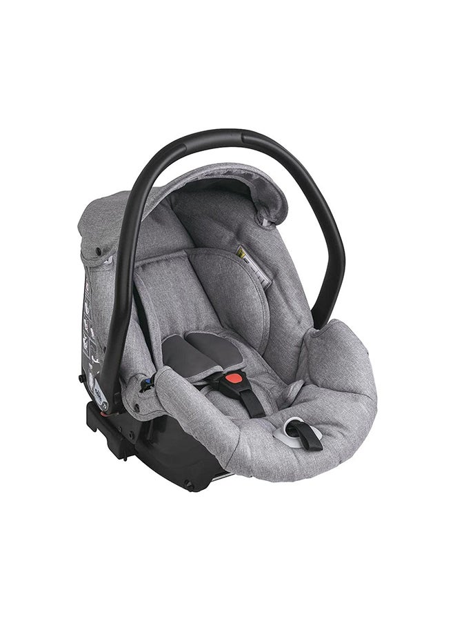 Taski Sport Baby Travel System - Grey -  Super Compact And Lightweight Travel System, Very Spacious, From 0 To 4 Years Old, 22 Kg, Rocking Function, Made In Italy, Aluminium Frame