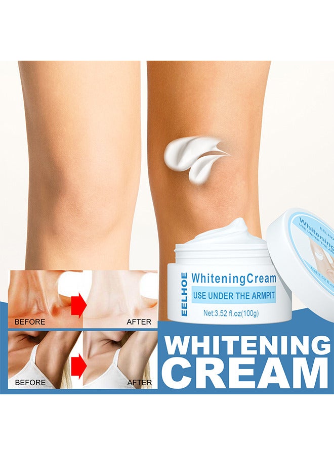Whitening Cream - Dark Spot Corrector For Face And Body - Underarm Cream - Brighten And Moisturizes For Armpit Neck Knees - Body White Remove Melanin 100G