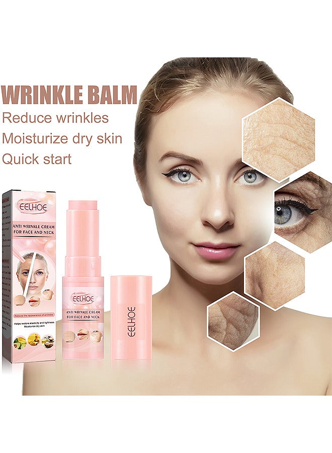 Anti Wrinkle Cream For Face And Neck Anti Aging Cream Stick To Lighten Facial Fine Lines, Moisturize And Tighten Anti Aging Repair Skin Care Cream Stick