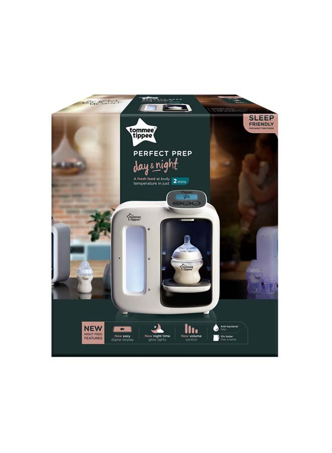 Perfect Prep Machine, Instant And Fast Baby Bottle Maker With Antibacterial Filter, White