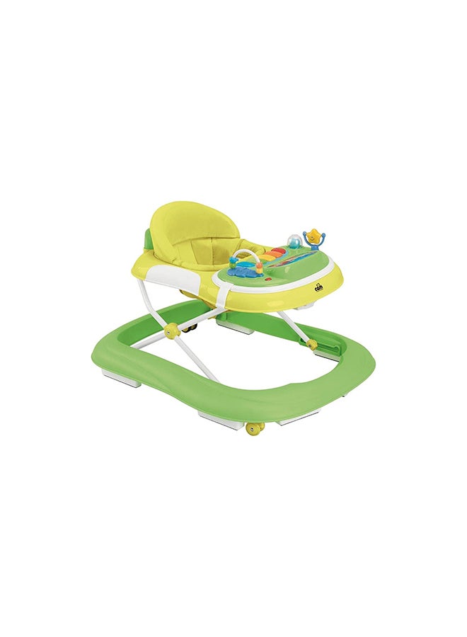 Giocando Baby Walker, Kids, Toddler, Push, Learning, Round, Activity Walker, Adjustable, Foldable - Green