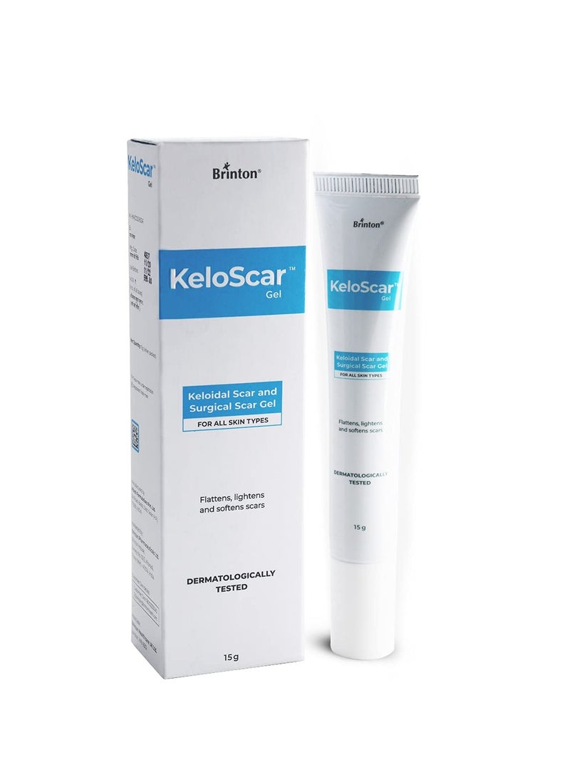 Brinton Keloscar Gel Surgical Scar Gel for All Skin Types 15G