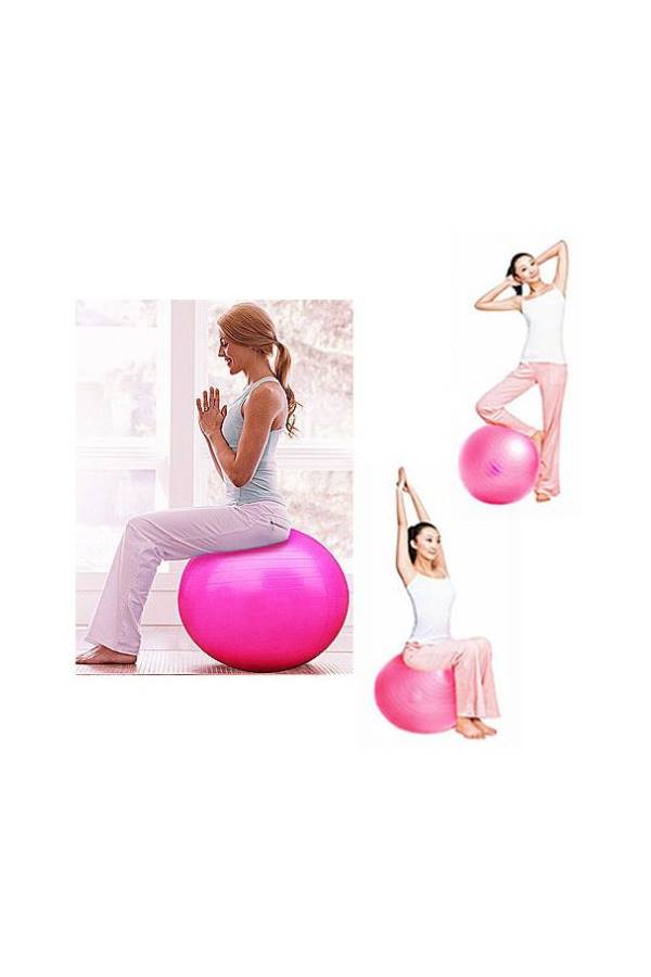 Rose Anti Burst Gym Ball 65cm Fitness Yoga Exercise Home Pregnancy Birthing Ball 65cm 65cm