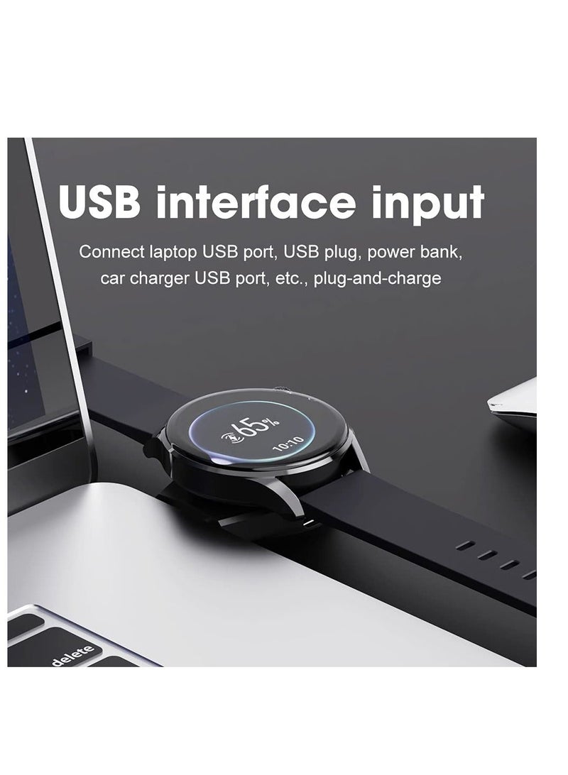 2 in 1 USB Charger for HUAWEI Watch 3, Magnetic Wireless Charging 3 Pro/HUAWEI GT2 Pro,Travel Portable Smart with C port