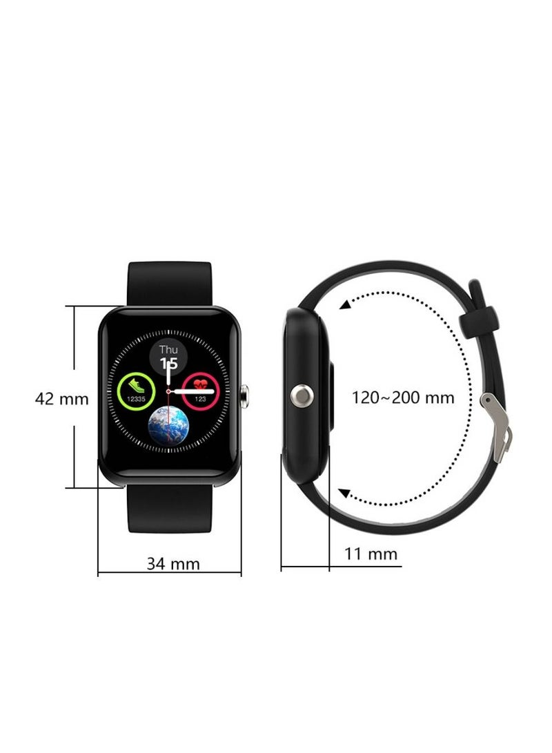 S20 smart watch camera pedometer heart rate sleep monitoring watch Bluetooth sports smart watch black