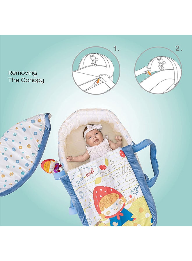 Adjustable Moses Basket - Multicolour