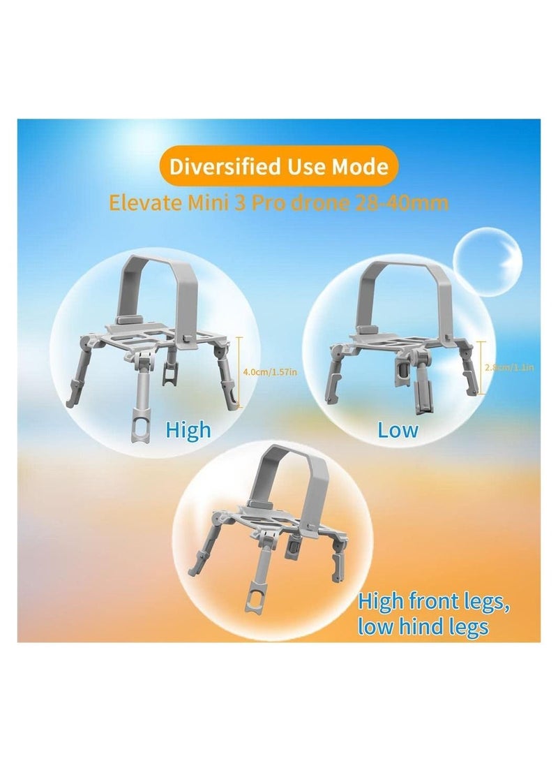 Mini 3 Pro Extender Landing Gear, Support Protector Holder Compatible with DJI Mavic