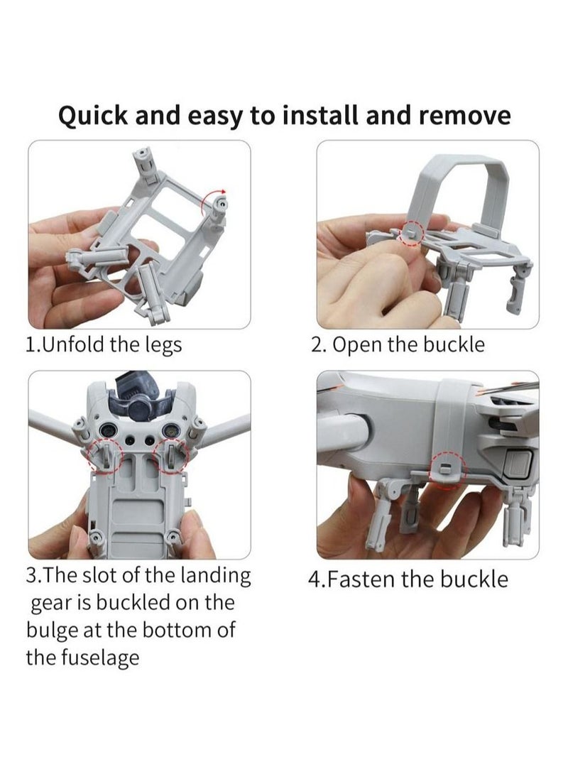 Mini 3 Pro Extender Landing Gear, Support Protector Holder Compatible with DJI Mavic