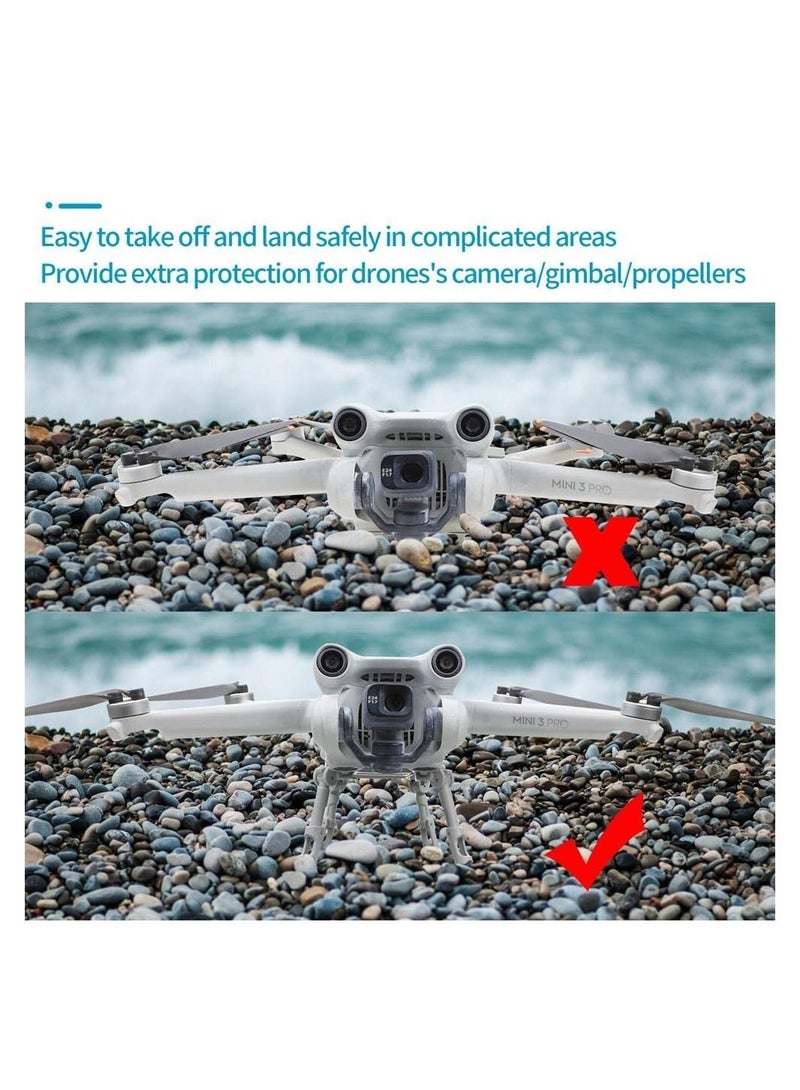 Mini 3 Pro Extender Landing Gear, Support Protector Holder Compatible with DJI Mavic
