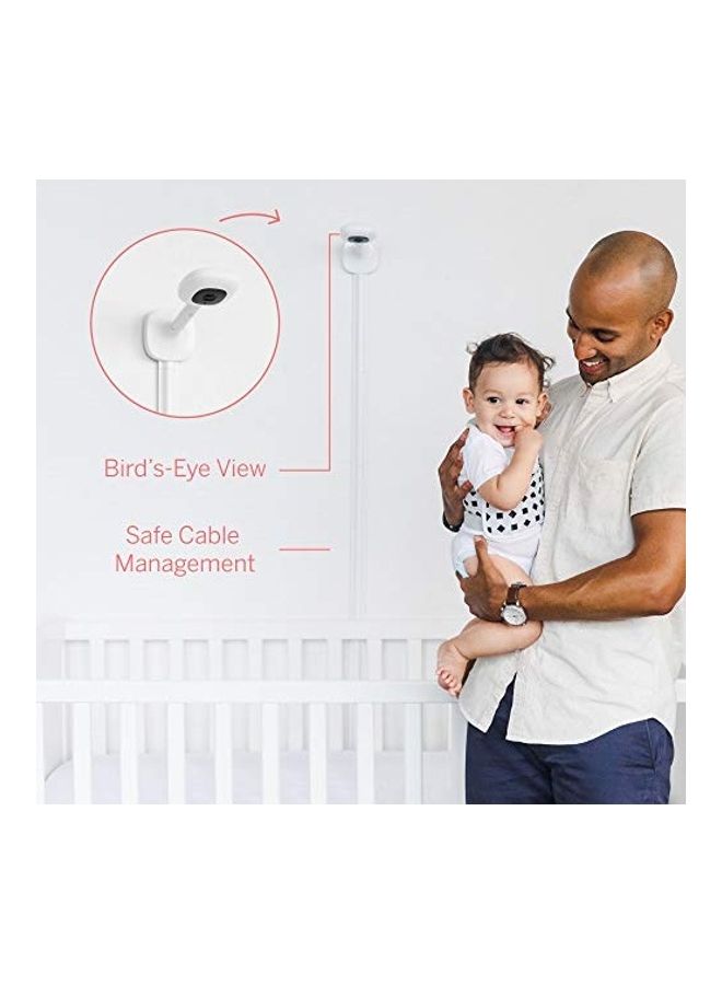 Pro Smart Baby Monitor With Wall Mount