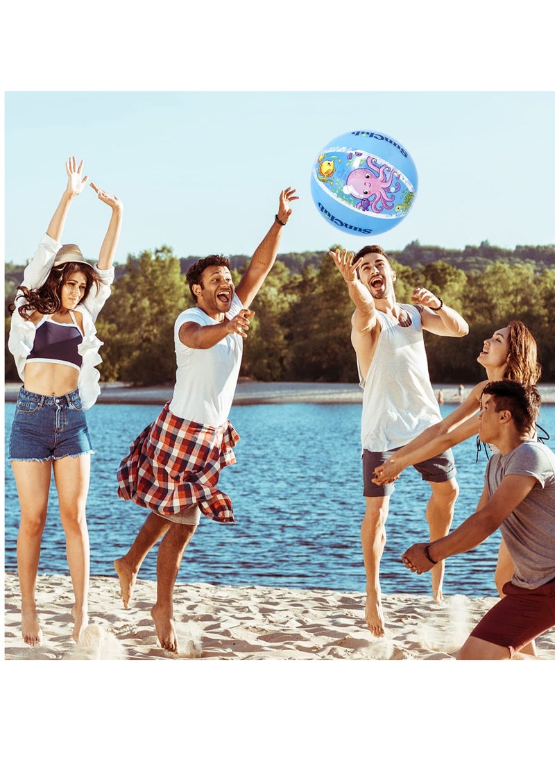 SYOSI, Inflatable Beach Ball, 3pcs Swimming Pool Party Toys Summer Favors Float Balls for Boys Girls (40cm)
