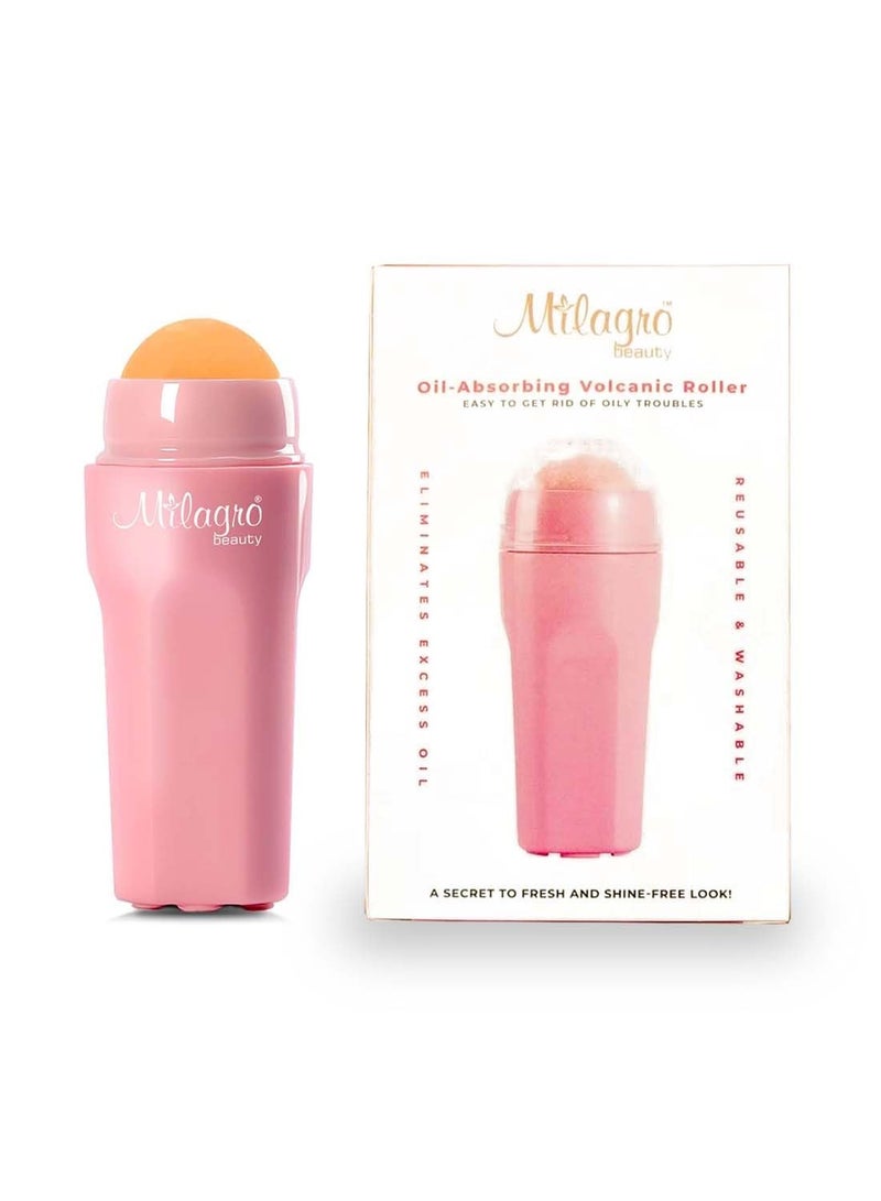 Milagro Beauty Face Roller Reusable Facial Skincare Pink
