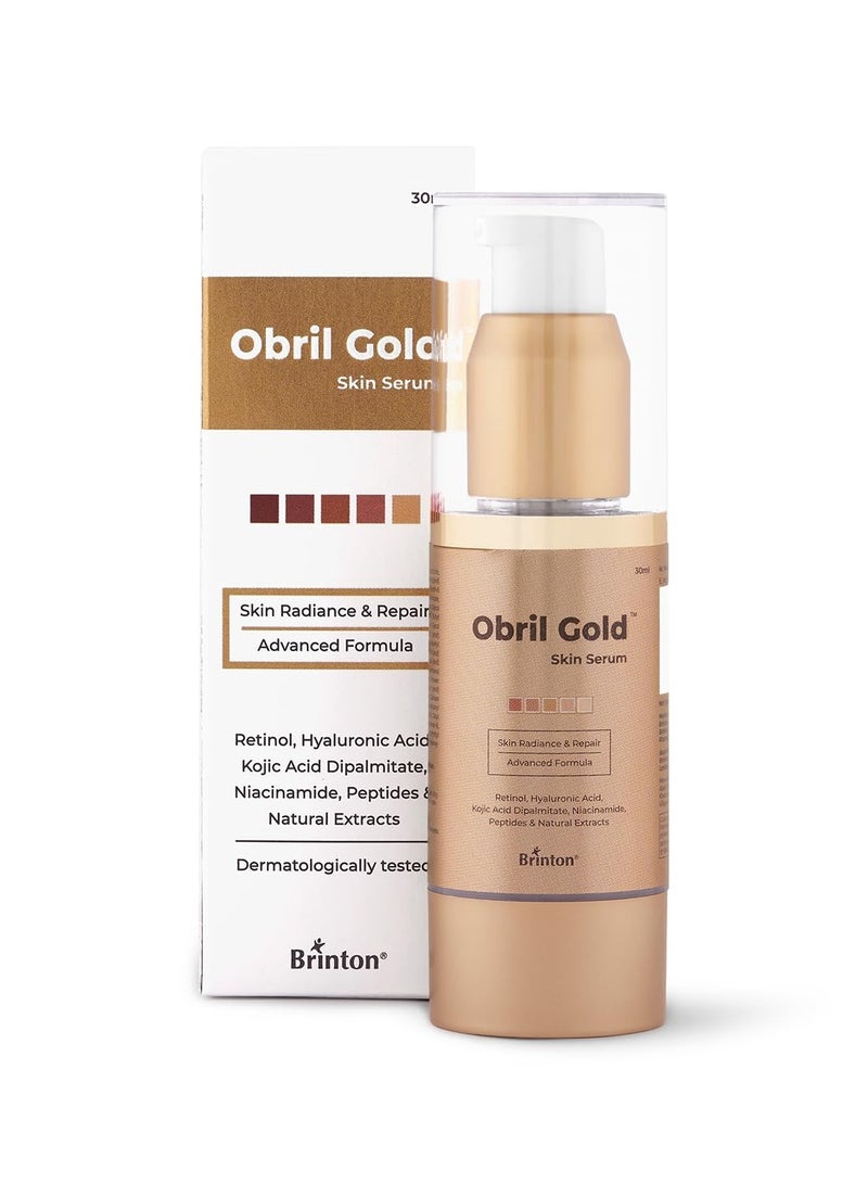 Brinton Obril Gold Skin Serum for Hyperpigmentation 30ml pack of 2