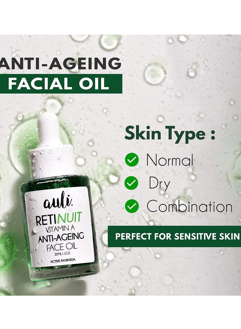 Auli Retinuit 0.3% Retinol Face Oil 30ML