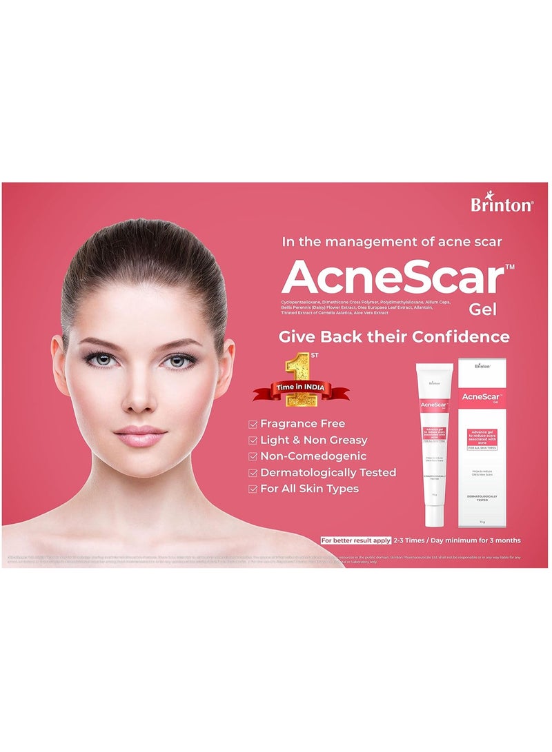 Brinton AcneScar Advanced Gel 15g Pack of 2