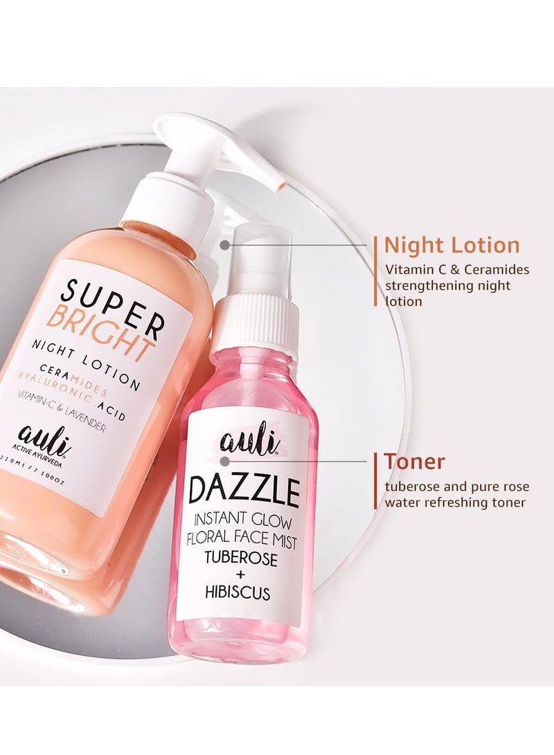 Auli Refreshing Combo Night Lotion and Toner Pack of 2