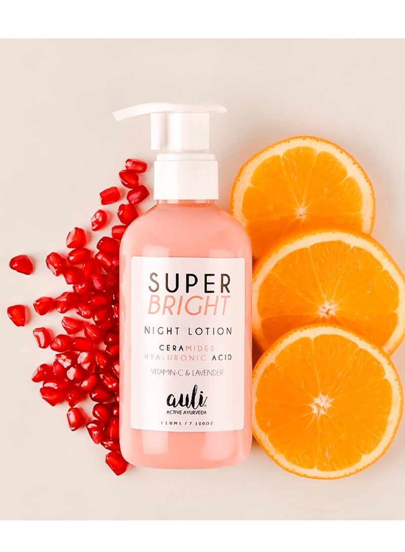Auli Vitamin C and Ceramides Night Lotion for All Skin Types 210GM