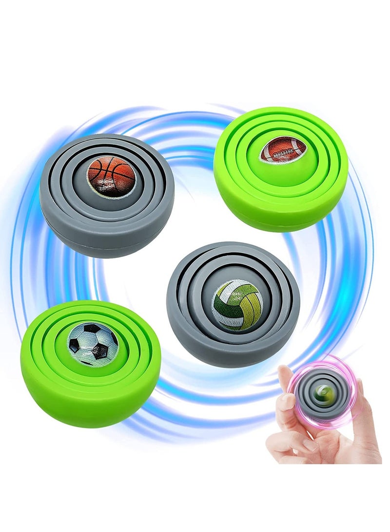 4PCS Fidget Toys for Kids Teens Adults Relieve Stress Exercise Finger Flexibility Spinner Gyro Gifts Boys Girls Party Favors Girl