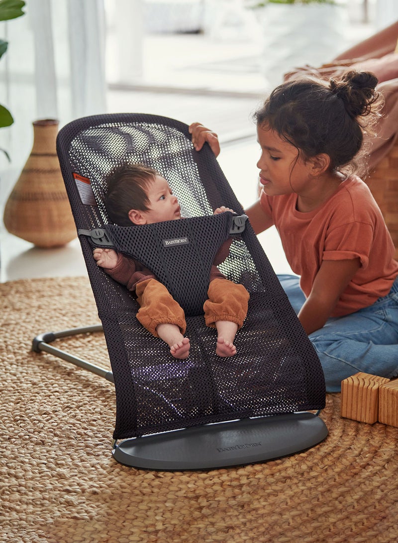 Baby Bouncer Bliss Mesh Anthracite Grey