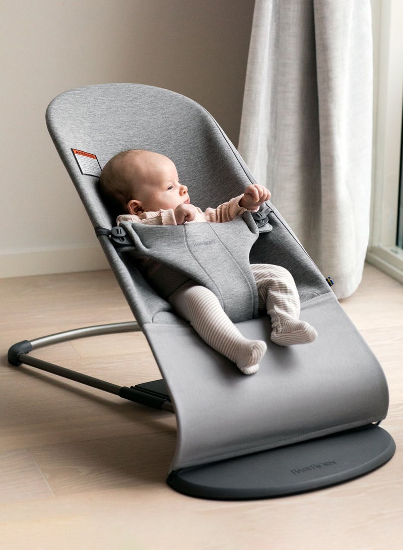 Baby Bouncer Bliss 3D Jersey Light Grey