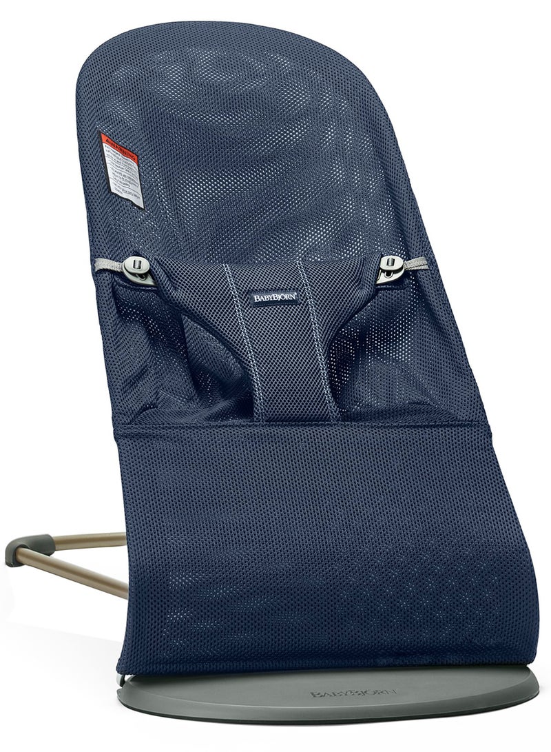 Baby Bouncer Bliss Mesh Navy Blue