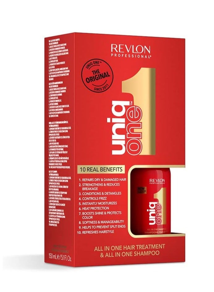 Revlon Professional Uniq One Special Edition Great Hair Gift Set 150 ML (Shampoo & Hair Treatment)