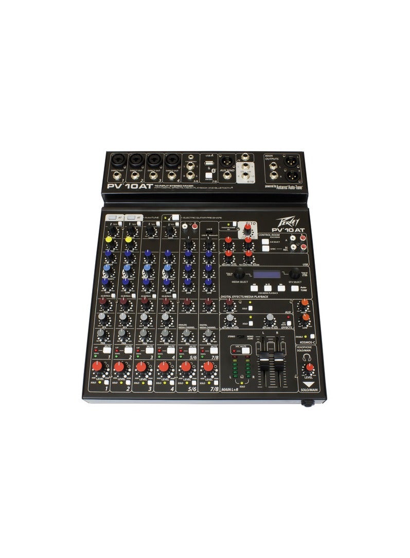 Peavey PV 10 AT Mixing Console with Bluetooth and Antares Auto-Tune