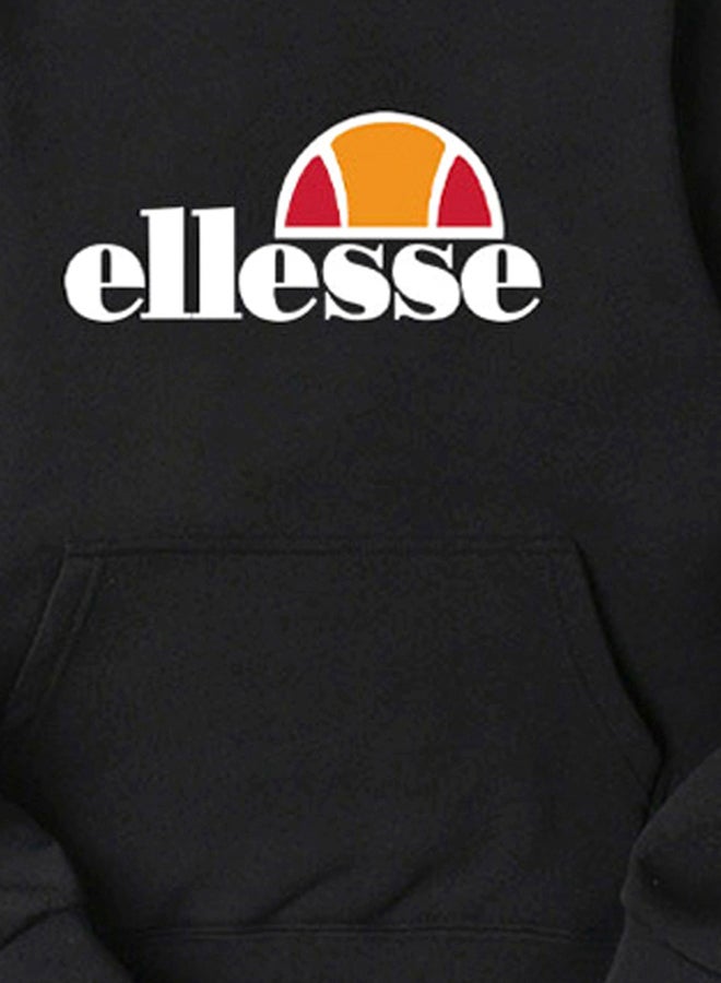 Ellesse Printed Hoodie Black/White