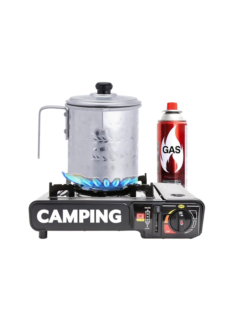 Camping Stove with Box Karak Fountain Chai Kettle