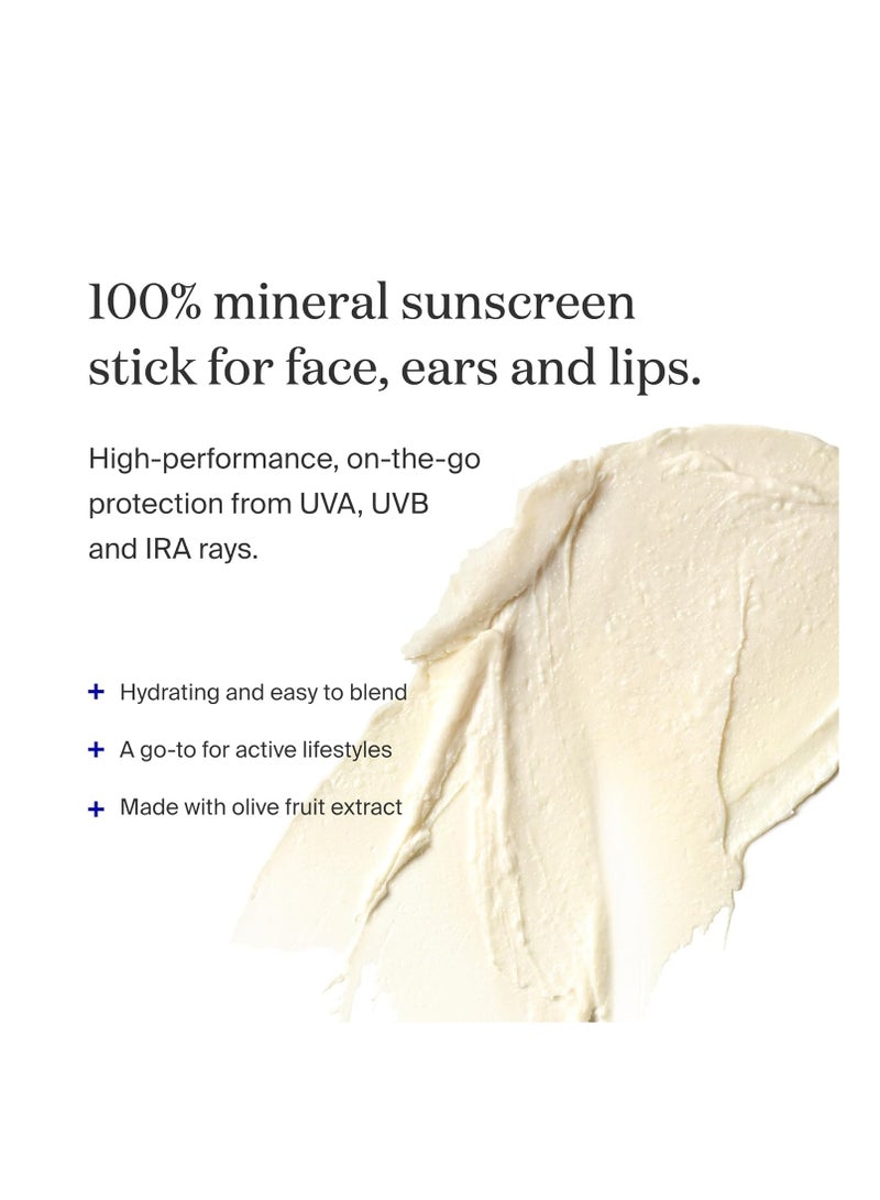 PLAY 100% Mineral Stick SPF 50 0.67 oz On the Go Broad Spectrum Face Sunscreen For Sensitive Skin Water Resistant Vegan Clean ingredients
