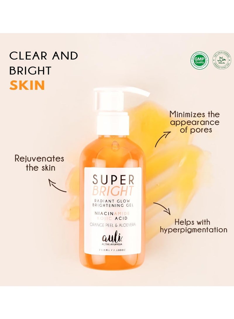 Auli Niacinamides and Kojic Acid Face Gel for All Skin Types 210GM