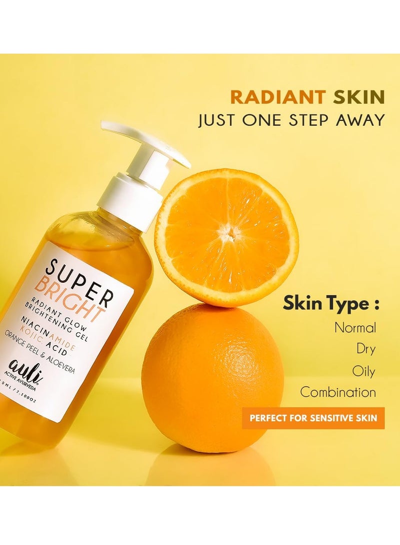 Auli Niacinamides and Kojic Acid Face Gel for All Skin Types 210GM