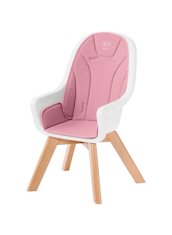 2-In-1  Tixi High Chair - Pink