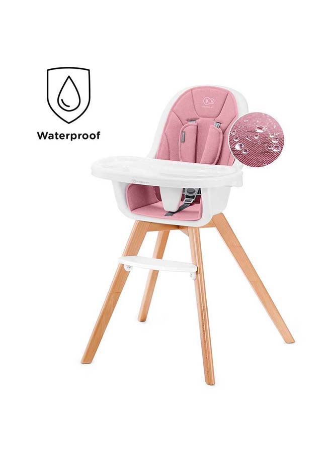 2-In-1  Tixi High Chair - Pink