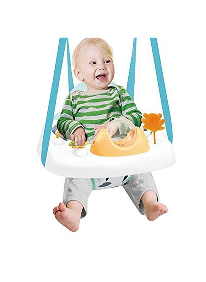 Baby Swing and Jump Bouncer | Infant Jumper Seat | 2-in-1 Baby Activity Jumper and Feeding Chair | Portable Baby Bouncer and Swing