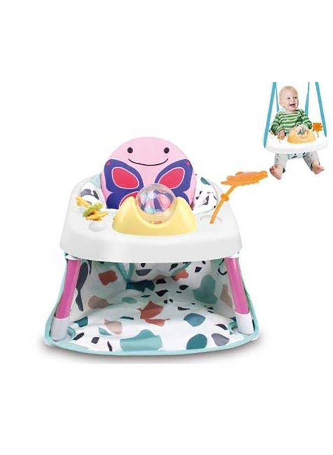 Baby Swing and Jump Bouncer | Infant Jumper Seat | 2-in-1 Baby Activity Jumper and Feeding Chair | Portable Baby Bouncer and Swing