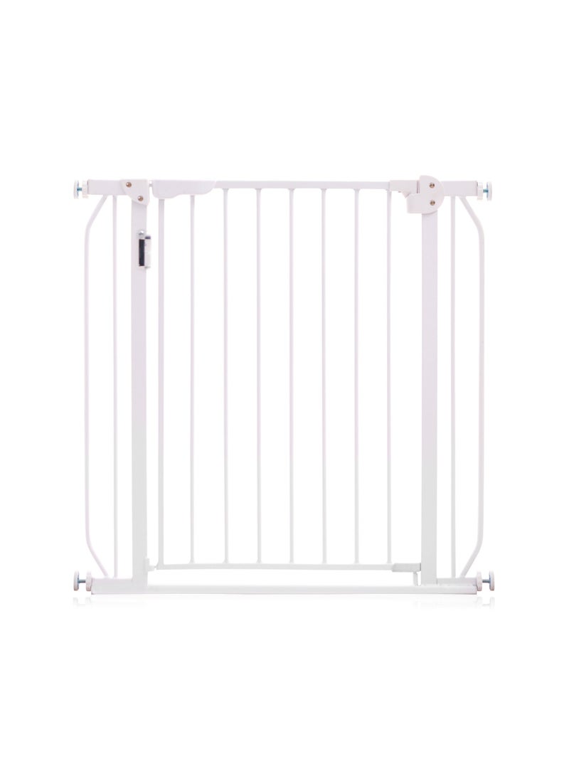 Metal Safety LED Gate 20cm x 2 Extension - White