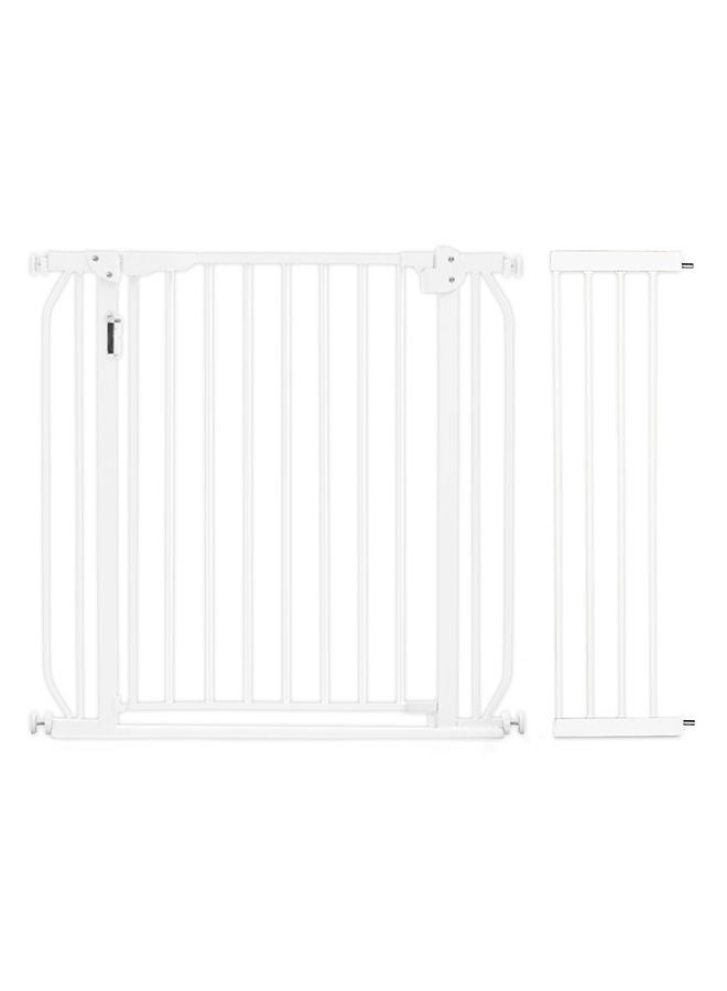 Metal Safety LED Gate 20cm Extension - White