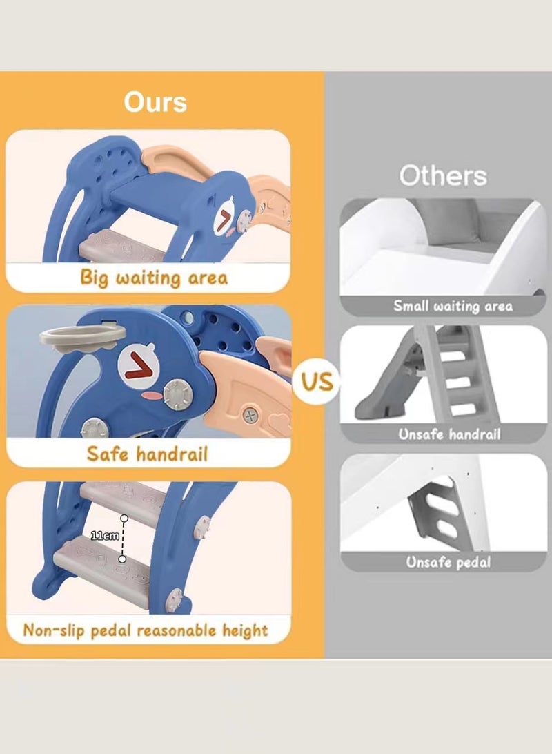 Children's Slide, Home Independent Children's Slide Climbing Entertainment Toy Set Easy To Assemble Suitable For Young Children Indoors