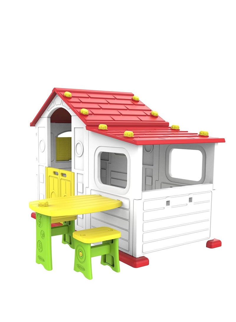 Tomo Big Playhouse with Table & Chairs
