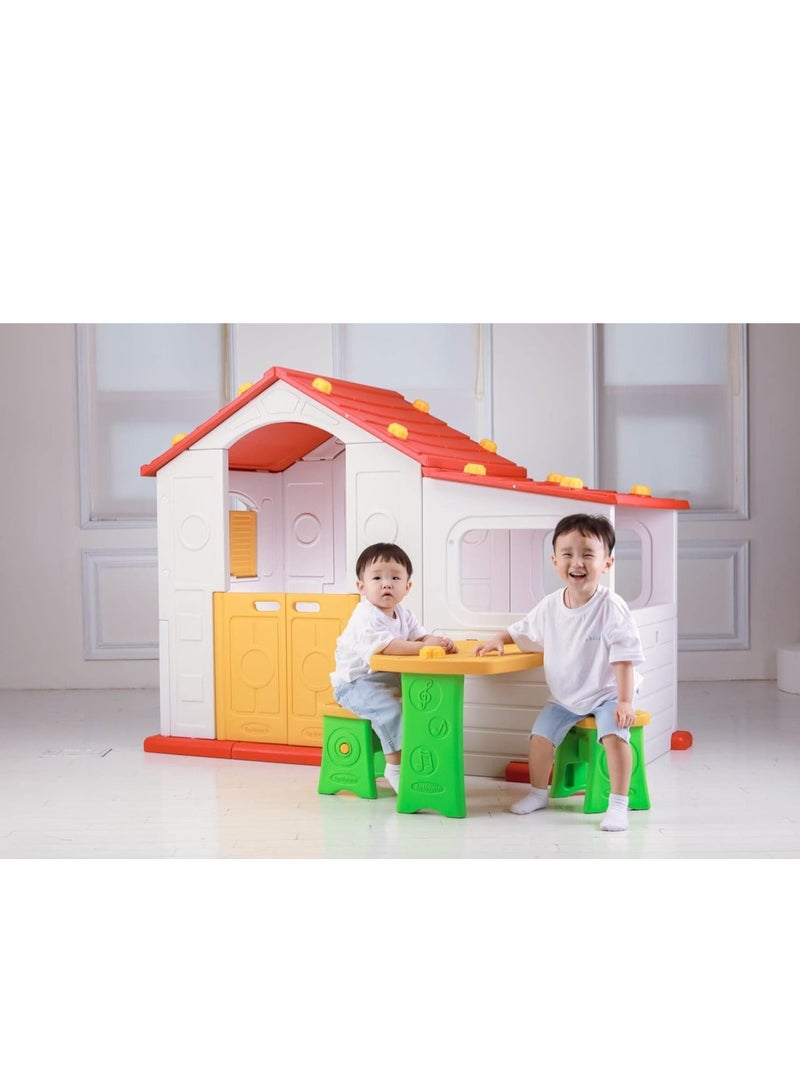 Tomo Big Playhouse with Table & Chairs