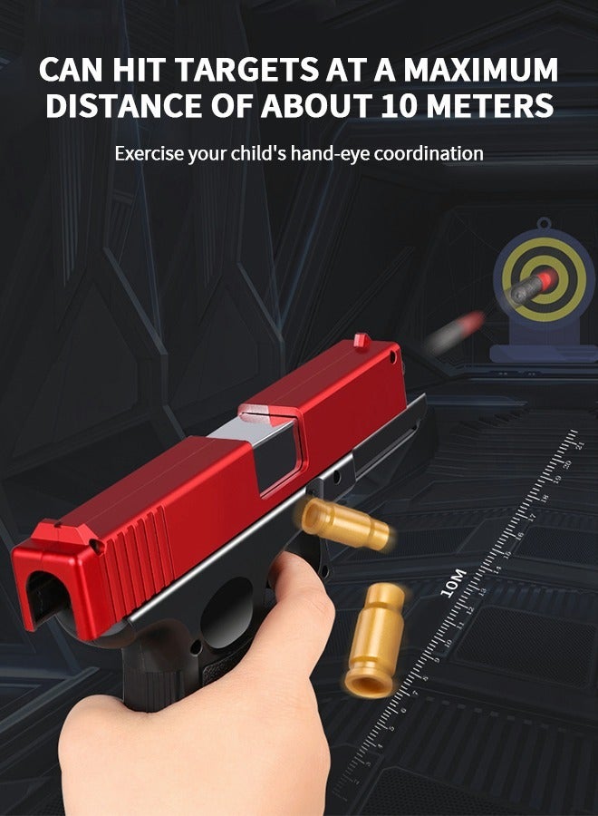 Soft Bullet Gun,Shell Ejection Soft Bullet Toy Gun, Foam Blaster Soft Bullet Play Gun , with Soft Bullets & Pull Back Action , Pistol Toys for Kids