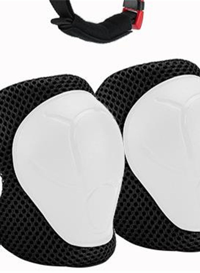 Seven-piece set of kids protective gear sports protective gear knee pads elbow pads and helmet protective gear