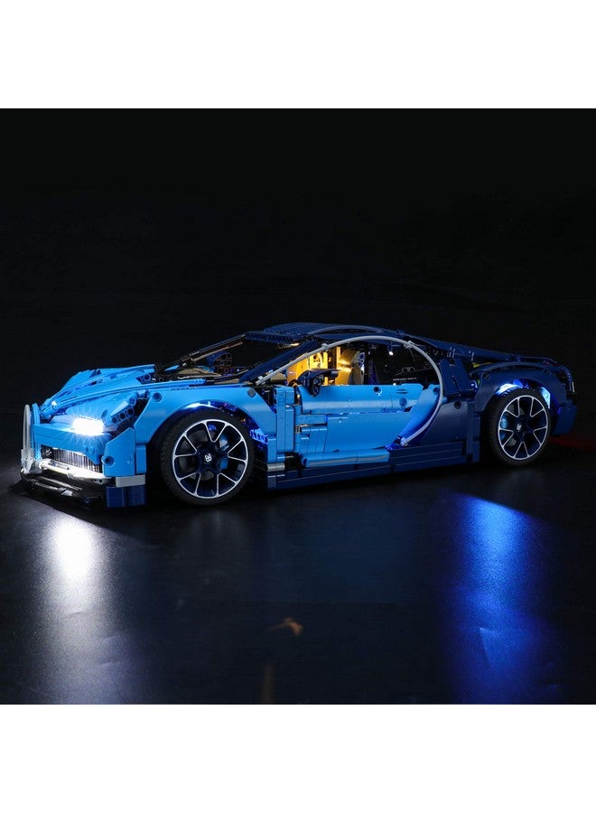 Led Lighting Kit For Bugatti Chiron Compatible With Lego 42083 Building Blocks Model Not Include The Lego Set(Remotecontrol Version)