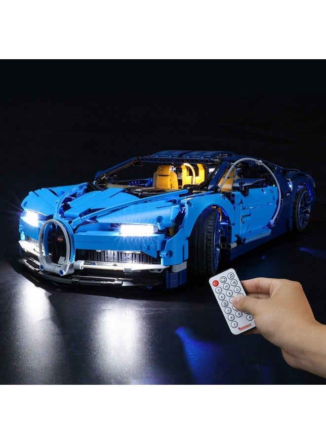 Led Lighting Kit For Bugatti Chiron Compatible With Lego 42083 Building Blocks Model Not Include The Lego Set(Remotecontrol Version)