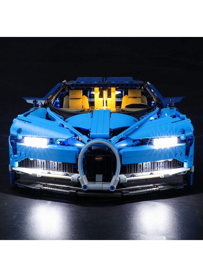 Led Lighting Kit For Bugatti Chiron Compatible With Lego 42083 Building Blocks Model Not Include The Lego Set(Remotecontrol Version)