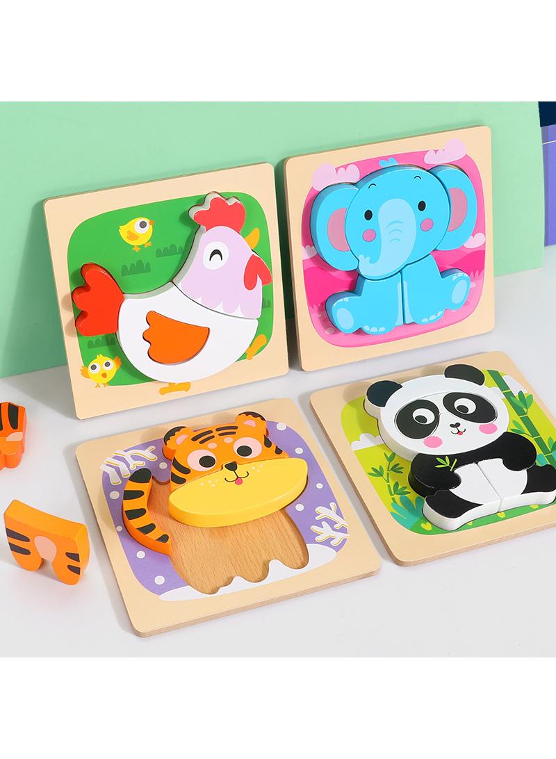 3D Wooden Three Dimensional Puzzle Toy