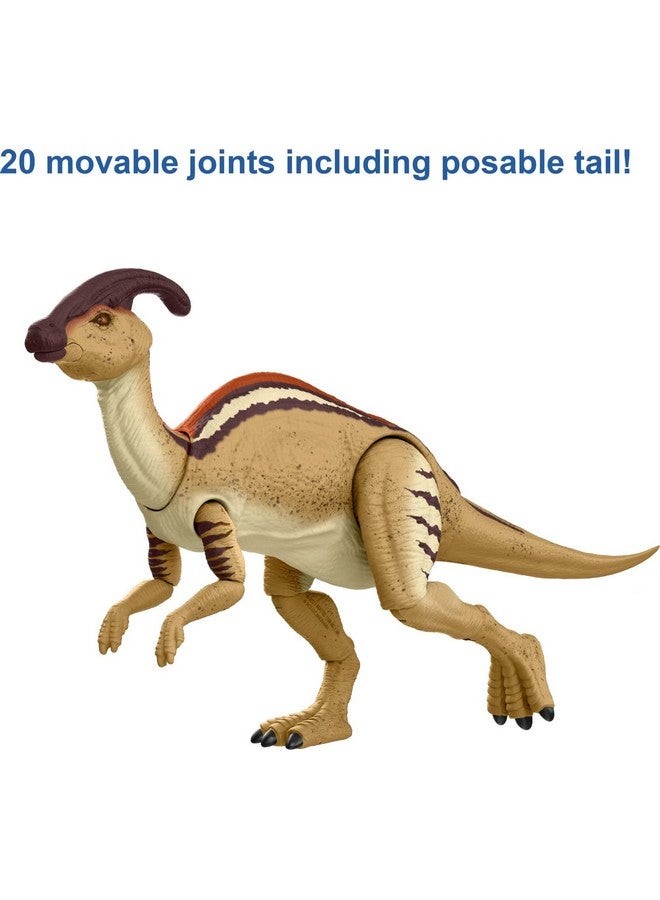 Jurassic World Toys The Lost World Hammond Collection Parasaurolophus Dinosaur Action Figure 12In Long With 20 Movable Joints Gift And Collectible