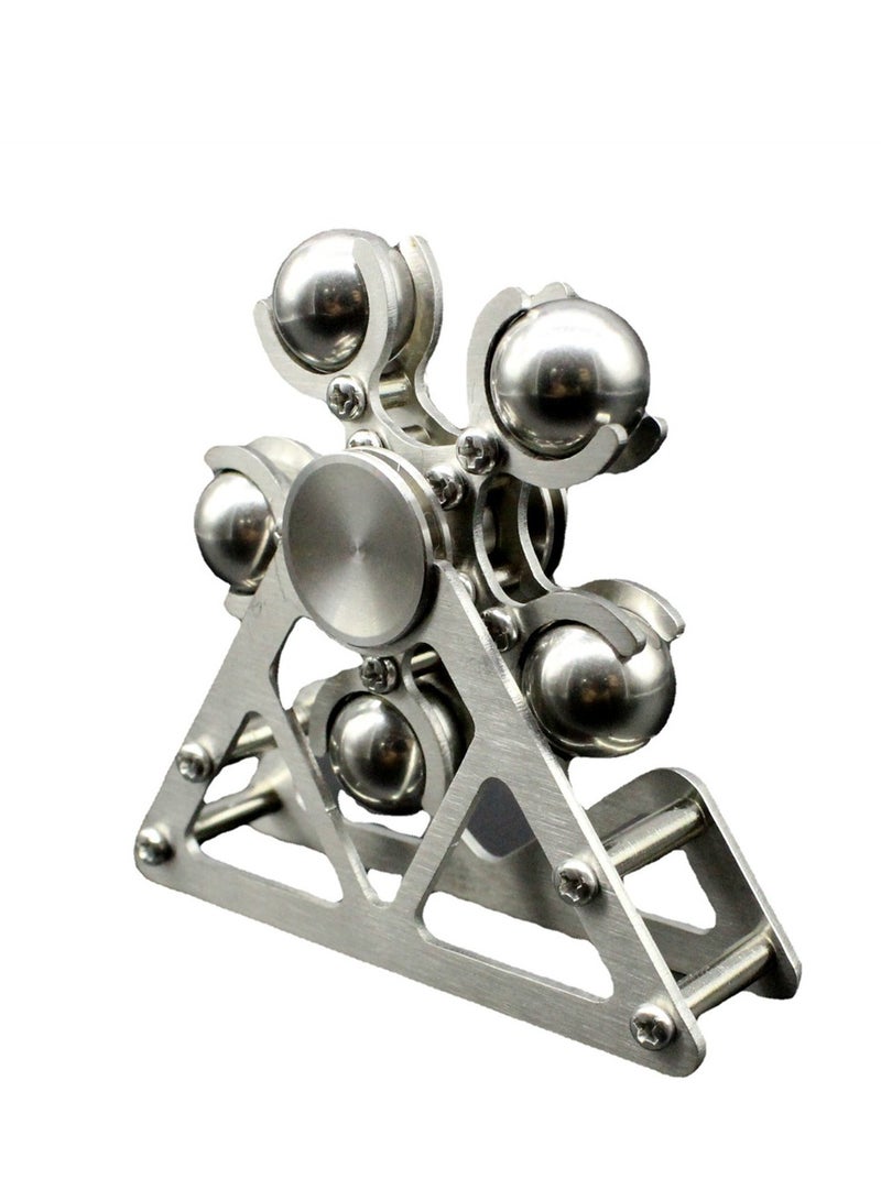 Steel ball Ferris wheel fingertip spiral fingertip spinner EDC decompression adult toy five-bead fingertip spinner