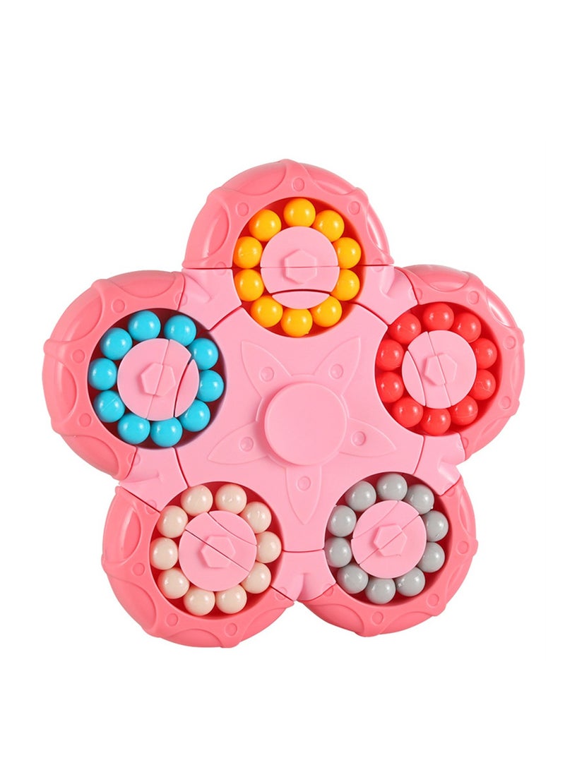 Ten-sided rotating interoperable magic bean puzzle flipping magic bead fidget spinner decompression toy